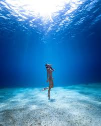 walking on the ocean floor